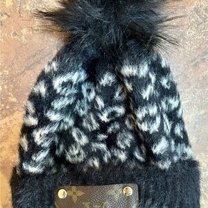 Upcycle Louis Vuitton winter hat